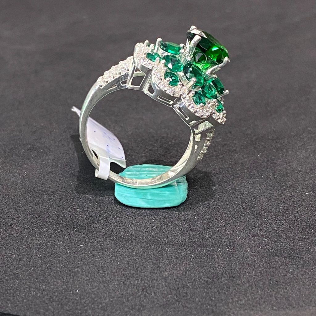 Nhẫn bạc nữ 9 li số 34