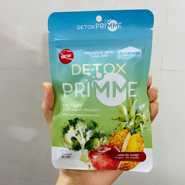 Detox Prime Thái Lan viên uống giảm mỡ thải độc (60 viên)
