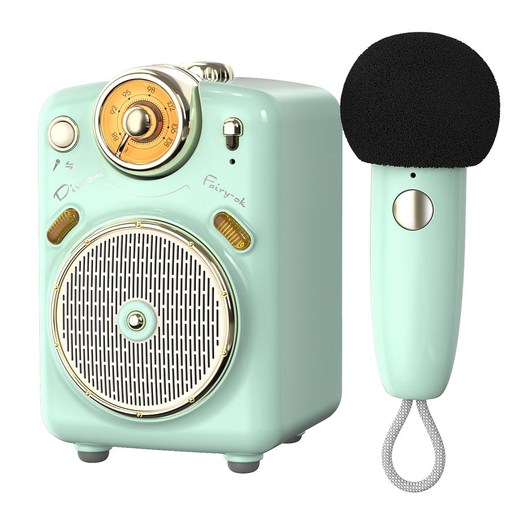 Loa karaoke Divoom Fairy-OK Retro Mini bluetooth