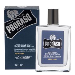 Dưỡng Da Sau Cạo Proraso Aftershave Balm Azur Lime (Acohol Free) 100ml