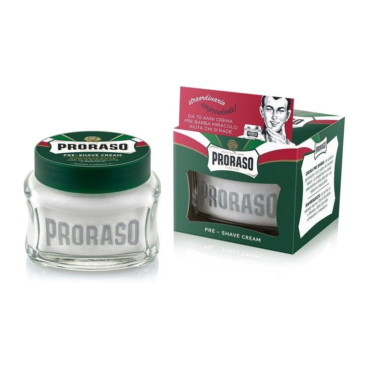 Dưỡng Làm Mềm Râu Proraso Pre-Shave Cream Eucalyptus & Menthol (Green) 100ml