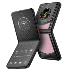 Vertu Ironflip Sakura Pink Alli Bes Fee Alligator Skin