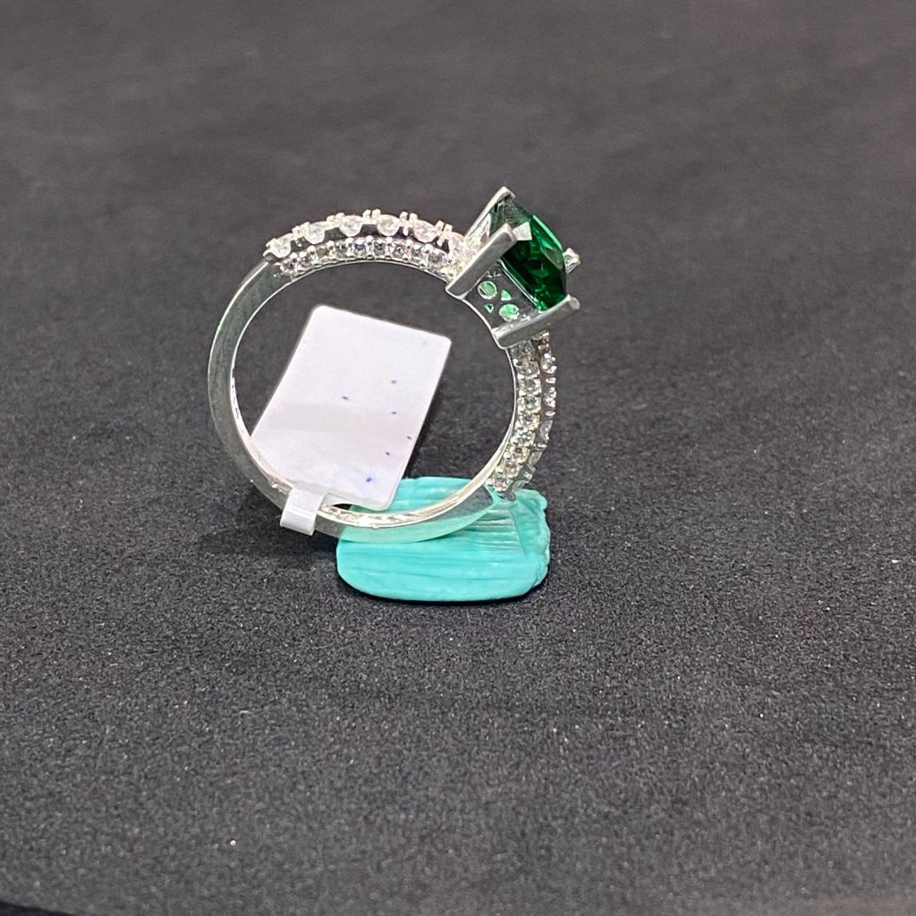 Nhẫn bạc nữ 8/6 li số 42