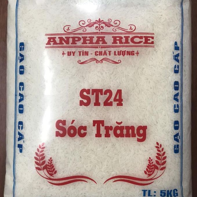 Gạo ST24 AnPha Rice (Bao 5 kg)