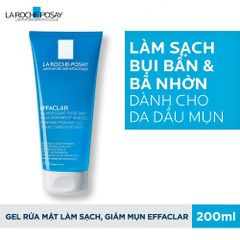 Gel Rửa Mặt Tạo Bọt La Roche-Posay Effaclar Cho Da Dầu Nhạy Cảm của Pháp - Effaclar Purifying Foaming Gel