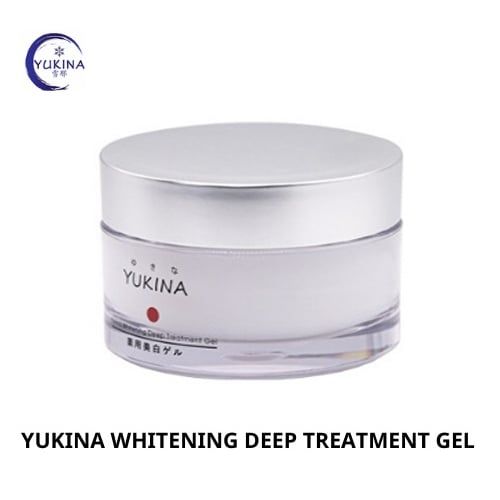 Kem dưỡng trắng da mờ nám Yukina whitening deep treatment gel 50g của Nhật