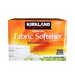 Giấy thơm quần áo Kirkland Fabric Softener của Mỹ hộp 250 tờ