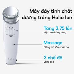 Máy đẩy tinh chất dưỡng trắng Halio Ion Cleansing & Moisturizing Beauty Device