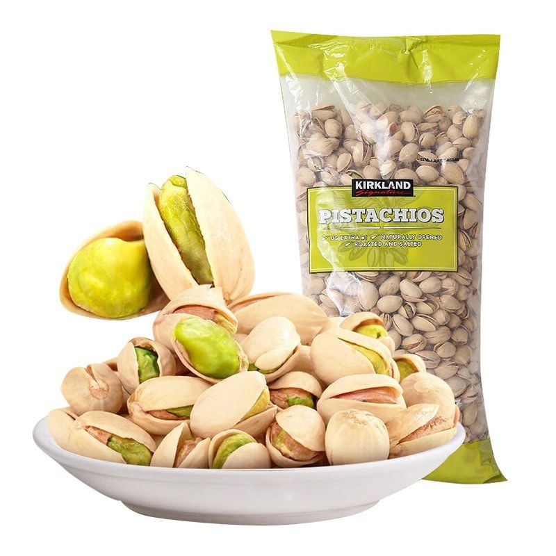 Hạt dẻ cười nguyên vỏ Kirkland Signature Pistachios 1.36kg của Mỹ – TIẾN  THÀNH BEAUTY