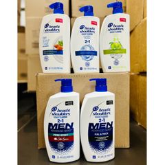 Dầu gội xả Head & Shoulders 2in1 950ml (Classic Clean/ Green Apple/ Dry Scalp Care) Men Advanced Series 930ml (Old Spice Pure Sport/ Full Thick)