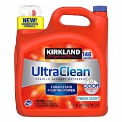 Nước giặt tẩy trắng quần áo Kirkland Ultra Clean 5.73 lít của Mỹ