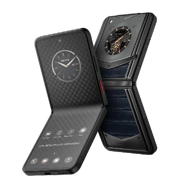 Vertu Ironflip Navy Blue Alligator