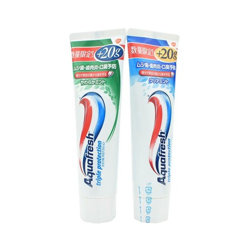 Kem Đánh Răng Aquafresh Triple Protection 140g (+20g) của Nhật