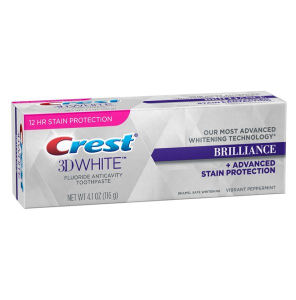Kem đánh răng Crest 3D White Brilliance của Mỹ 116g