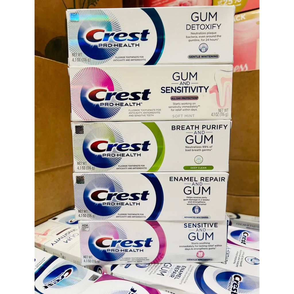 Kem đánh răng Crest Pro-Health Gum 116g của Mỹ