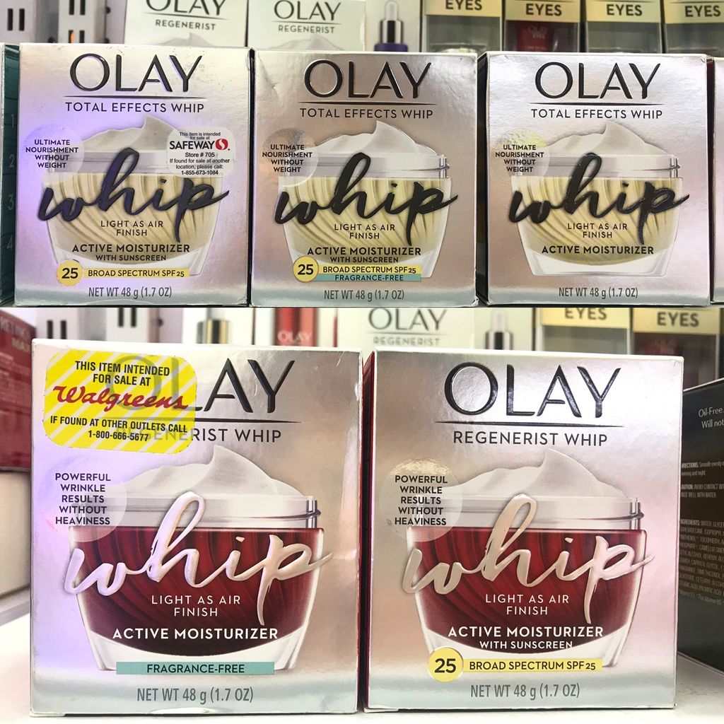 Kem dưỡng ẩm chống lão hóa ngày đêm Olay Whip 48g của Mỹ