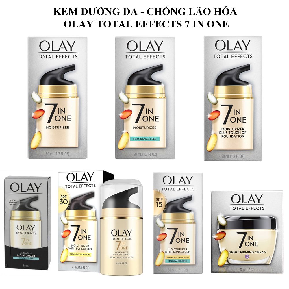 Kem dưỡng da chống lão hóa Olay Total Effects 7 in One 50ml của Mỹ