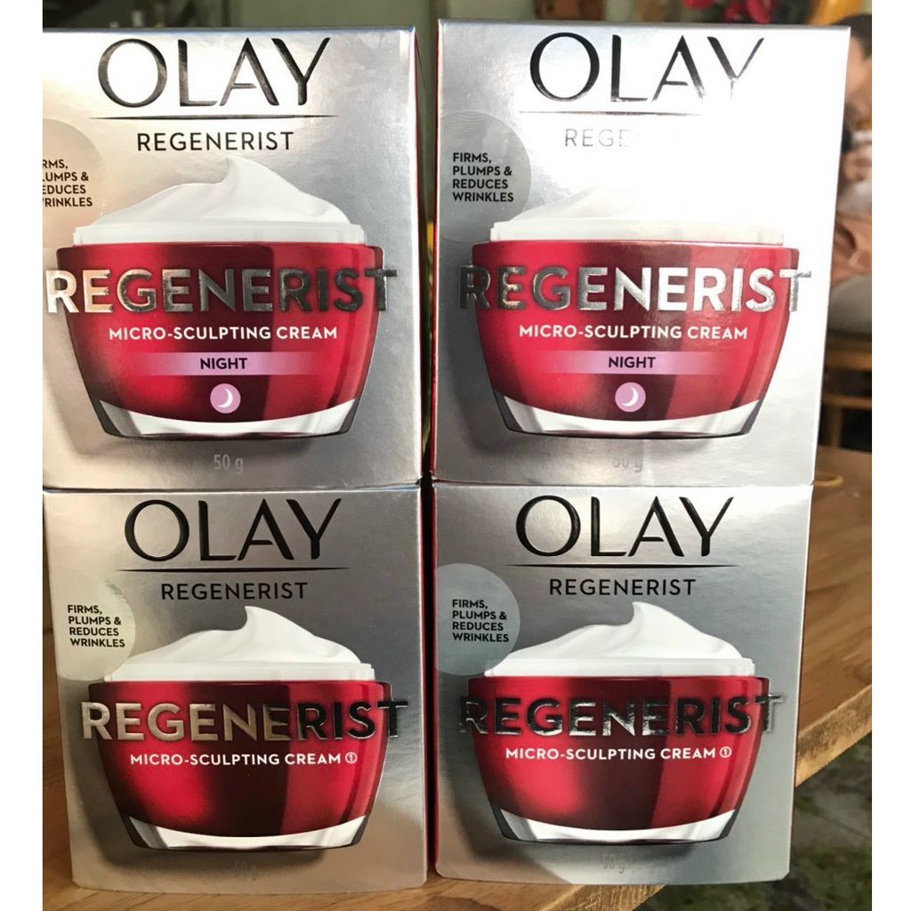 Kem dưỡng da Olay Regenerist Micro-Sculpting Cream 50g ban ngày/ban đêm Night