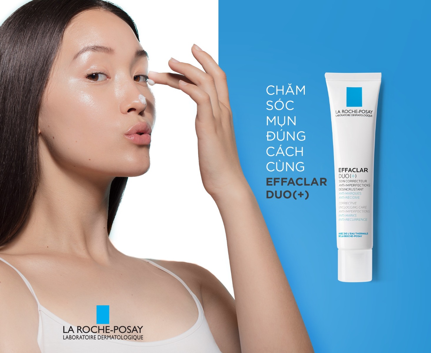 Kem giảm mụn La Roche Posay Effaclar Duo+ mini 3ml của Pháp –  tienthanhbeauty