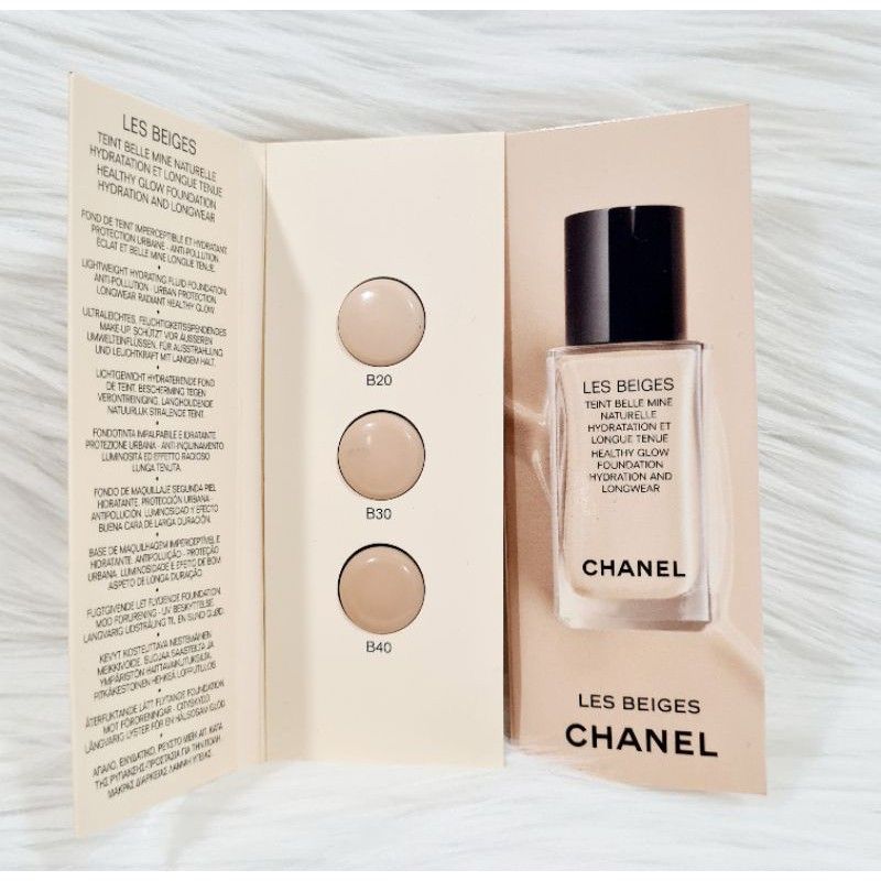 Chanel Les Beiges Healthy Glow Foundation - B20 For Women 1 oz