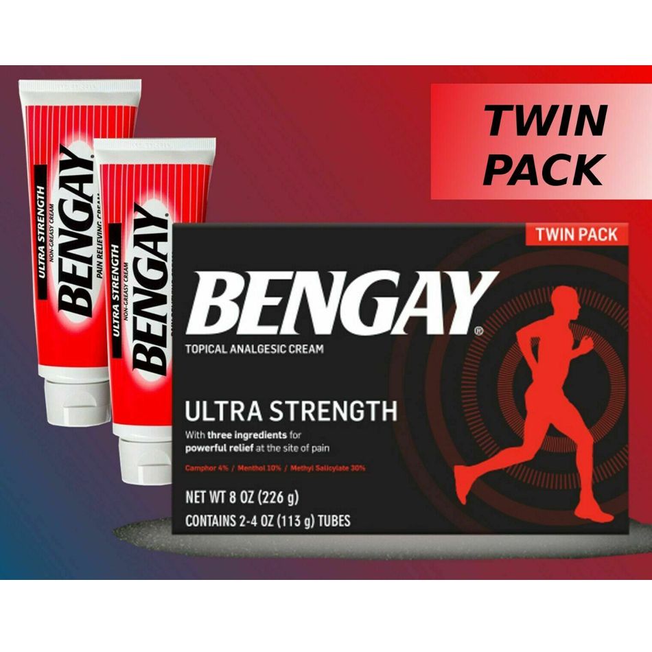 Kem Xoa Bóp Giảm Đau Bengay Ultra Strength của Mỹ 1 hộp 2 tuýt 113g