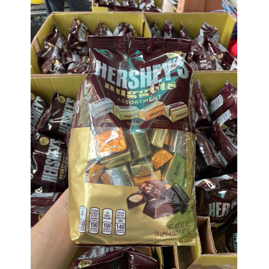 Kẹo sôcôla tổng hợp Hershey's Nuggets Assortment 145 viên 1.47 kg của Mỹ