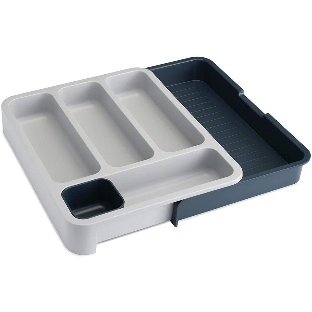 Khay đựng dụng cụ Joseph Joseph DrawerStore Expanding Cutlery Tray (màu ghi xám)