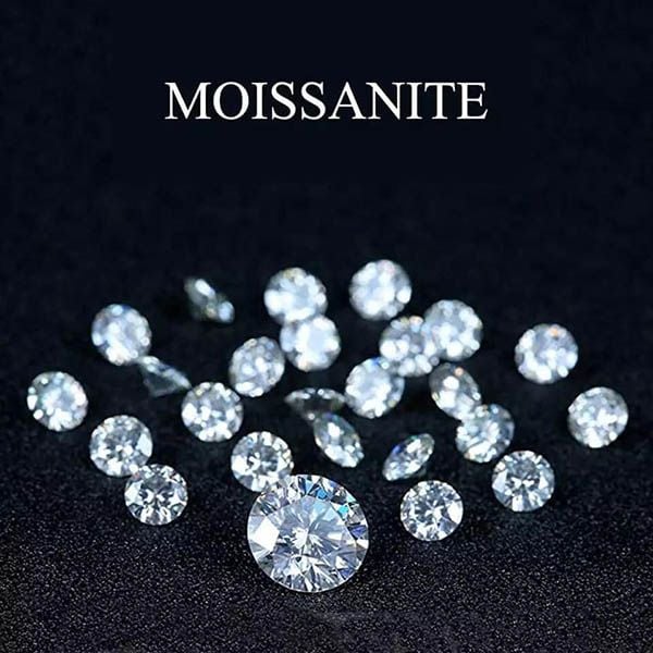 Gemas Tianyu redondo diamante de moissanite amarelo vívido corte