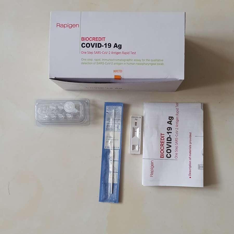 Kit test nhanh Biocredit Covid-19 Ag của Hàn Quốc