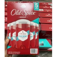 Lăn khử mùi nam Old Spice Pure Sport Deodorant hộp 5 chai x 68g của Mỹ