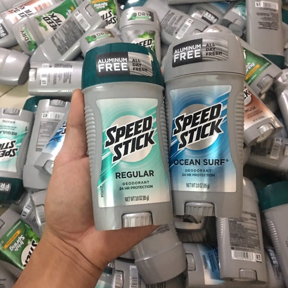 Lăn sáp khử mùi nam Aluminum Free Speed Stick 85g của Mỹ