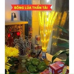 Bông lúa đèn led 1 bộ 10 cây - Trang trí bàn thờ, phòng khách, sân vườn, quán cafe