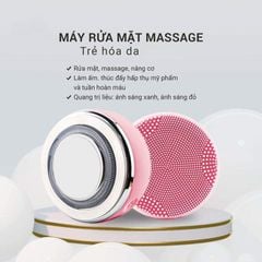 Máy rửa mặt đèn Led 4 in1 Honest Beauty Cleansing Rejuvenation
