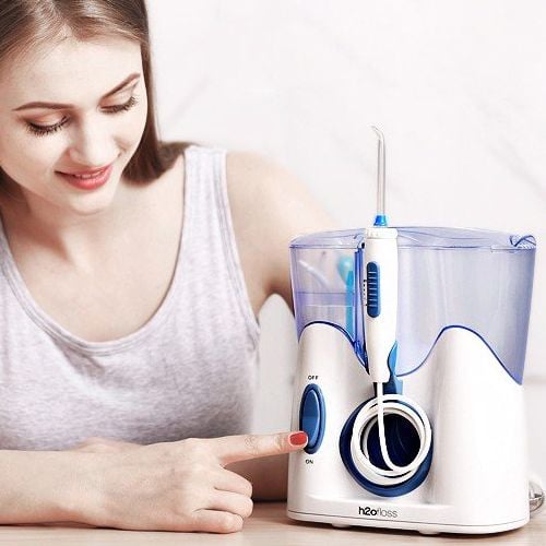 Máy tăm nước gia đình cắm điện H2OFLOSS HF-9 vệ sinh răng miệng