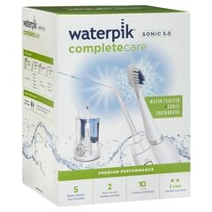 Máy tăm nước Waterpik Complete Care Sonic 5.0 và bàn chải sóng siêu âm