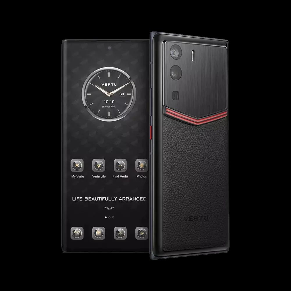 METAVERTU Enameled Calf Leather Black Pro