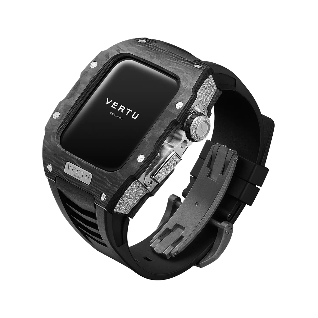 đồng hồ VERTU meta watch Black Diamond - Black Strap