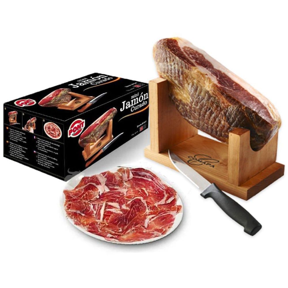 Đùi Heo Muối Mini Pont Jamon Curado Tây Ban Nha 1 kg