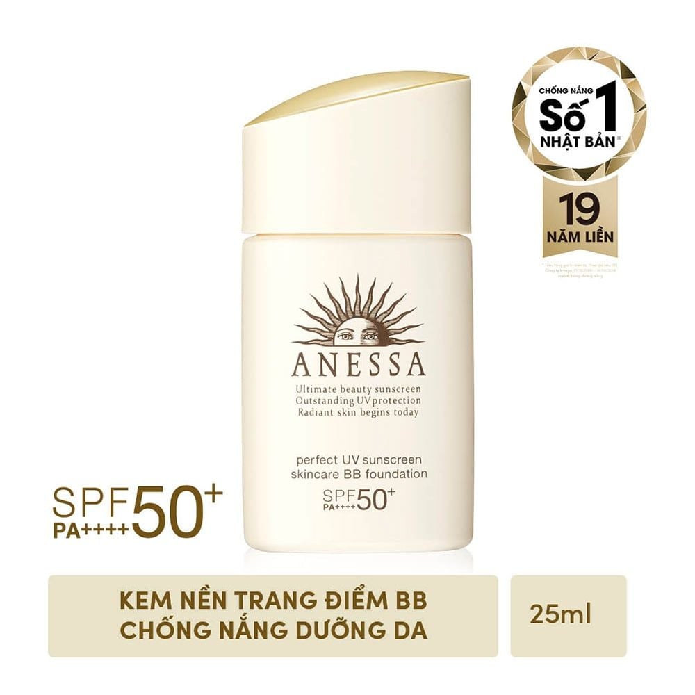 Kem nền chống nắng Anessa Perfect UV Sunscreen BB SPF50+ / PA++++ 25ml