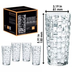 Bộ cốc dài Nachtmann Bossa Nova 92075 Longdrink set 4 ly pha lê