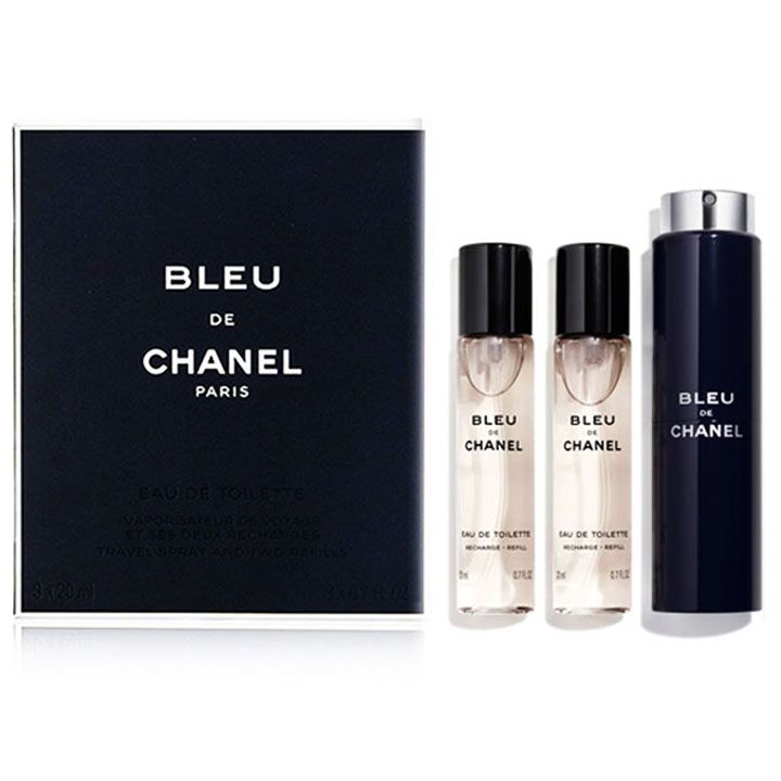 Set Nước Hoa Nam Chanel Bleu de Chanel EDT 3x20ml