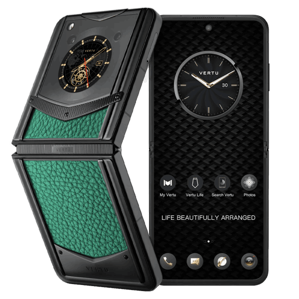 Vertu Ironflip Verona Green Calfskin