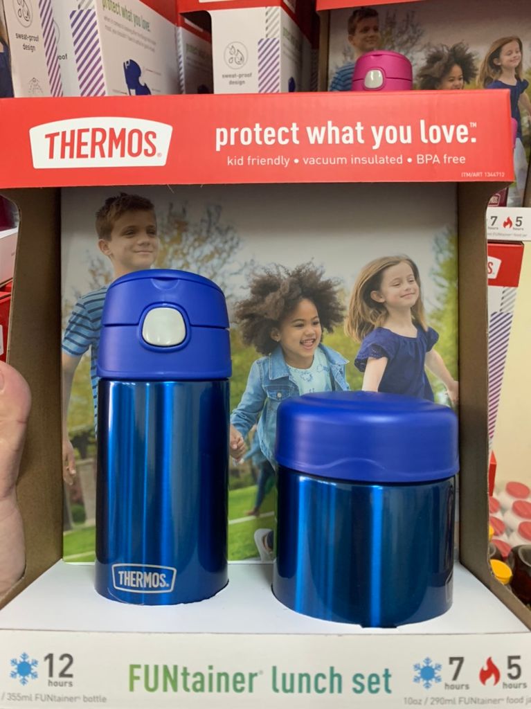 Set bình hộp đựng thức ăn giữ nhiệt cho bé Thermos Funtainer Lunch Set