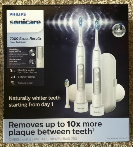 Philips Sonicare 7000 Expertresult - Set đôi bàn chải răng điện