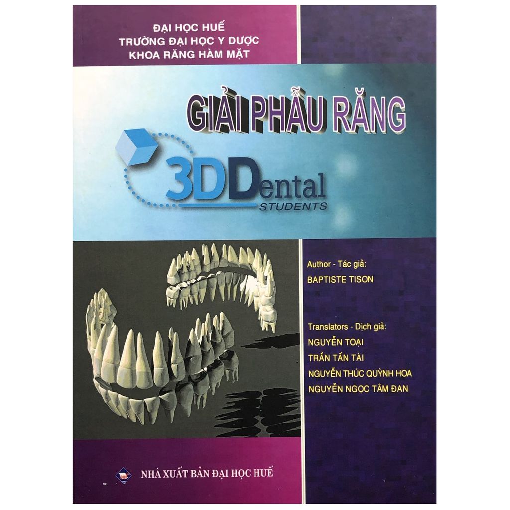 Sách Giải Phẫu Răng 3D dental students của tác giả Baptiste Tison