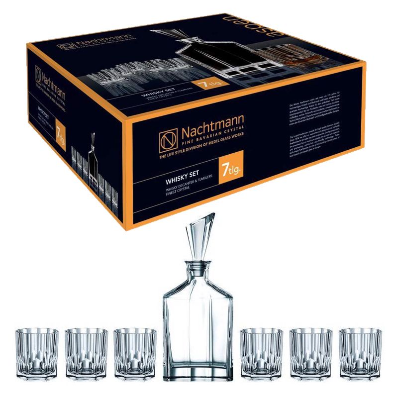 Set 1 bình 6 cốc uống Nachtmann Whisky Aspen 0090025