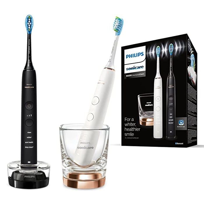 Set đôi bàn chải điện Philips Sonicare 9000 Diamond Clean