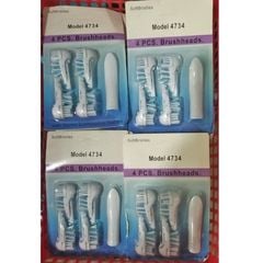 Set 4 pcs Đầu Bàn Chải Điện Mềm Electric Toothbrush Heads Model 4743