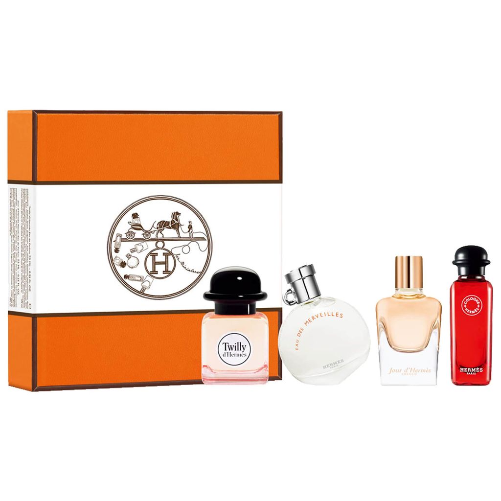 Set 4 chai nước hoa mini Hermes Paris 7.5ml cho nữ của Pháp