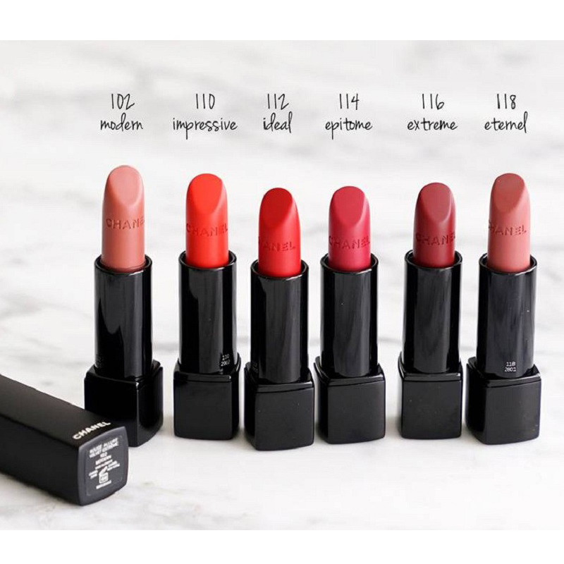 Son CHANEL 102 Palpitante Rouge Allure  Màu Đỏ Hồng